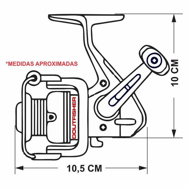 Imagem de Molinete Maruri Hyperion 2000 Drag 5,5 Kg