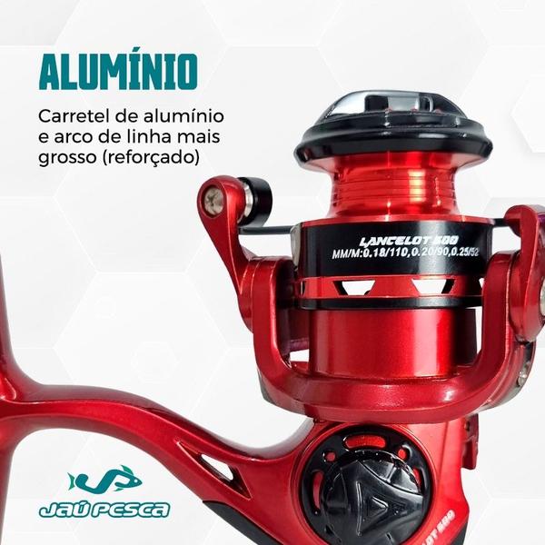 Imagem de Molinete Micro JP LANCELOT 500 7 Rolamentos Vermelho