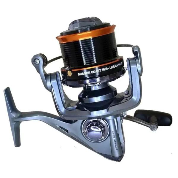 Imagem de Molinete Para Pesca em praia e costeira Saint Dragon Coast 8000 7Rol 8,5kg