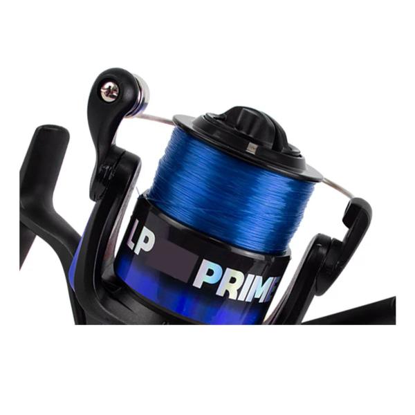 Imagem de Molinete Para Pescaria Pesca Albatroz LP20 Prime Azul Velocidades 5.2:1 Drag 4Kg 01 Rolamento 255g