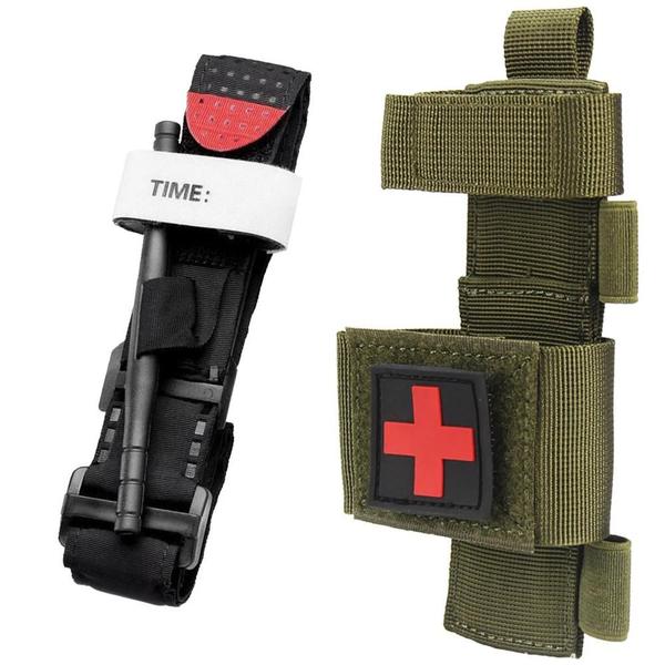 Imagem de Molle Tático Saco Kit De Primeiros Socorros Com Torniquete Cisalhamento Médico Gato Engrenagem