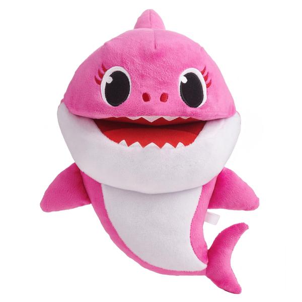 Imagem de Mommy Shark Fantoche de Pelúcia  24cm com Música Original Baby Shark WomWee SUNNY 2354