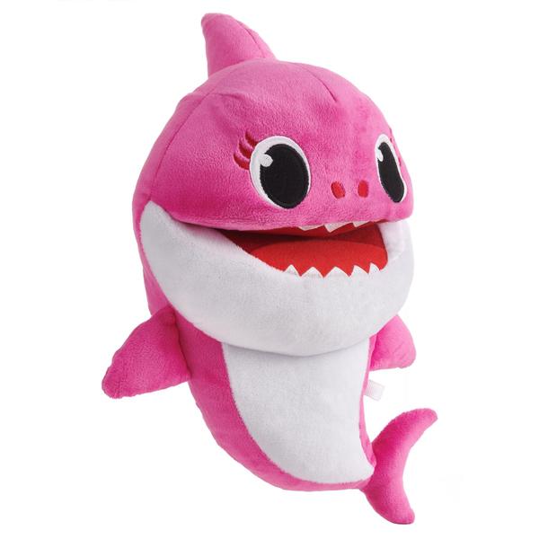 Imagem de Mommy Shark Fantoche de Pelúcia  24cm com Música Original Baby Shark WomWee SUNNY 2354