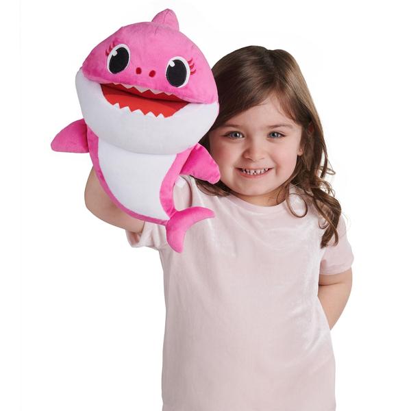 Imagem de Mommy Shark Fantoche de Pelúcia  24cm com Música Original Baby Shark WomWee SUNNY 2354