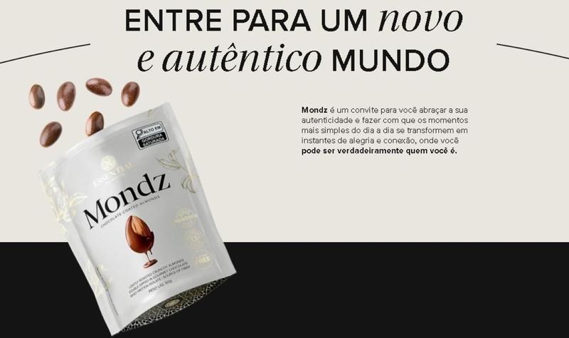 Imagem de Mondz Essential Nutrition Amêndoas Com Chocolate 50G