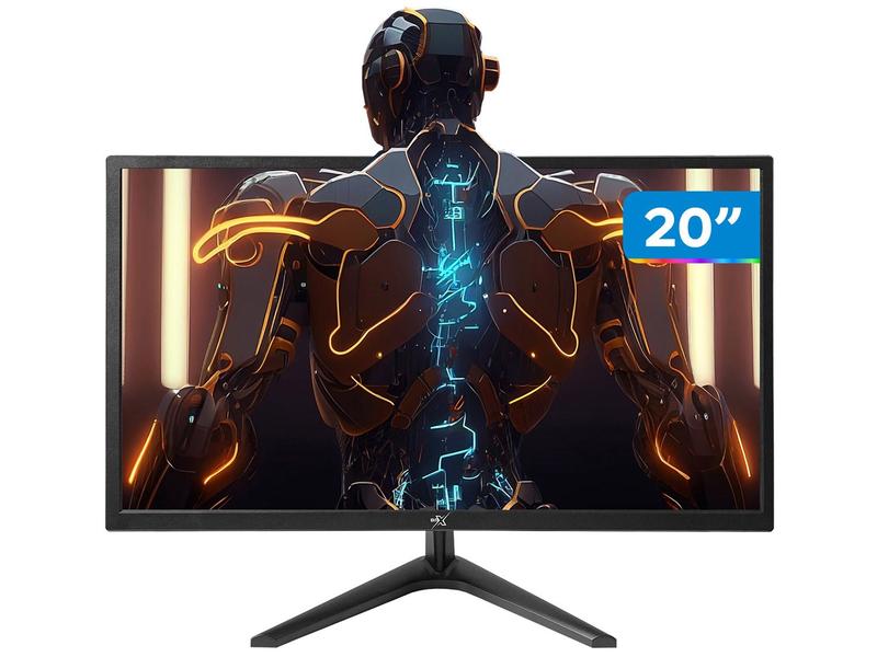Monitor 20" LED 75Hz 5ms BRX Office Widescreen HDMI e VGA Monitor 20" LED 75Hz 5ms BRX Office Widescreen HDMI e VGA