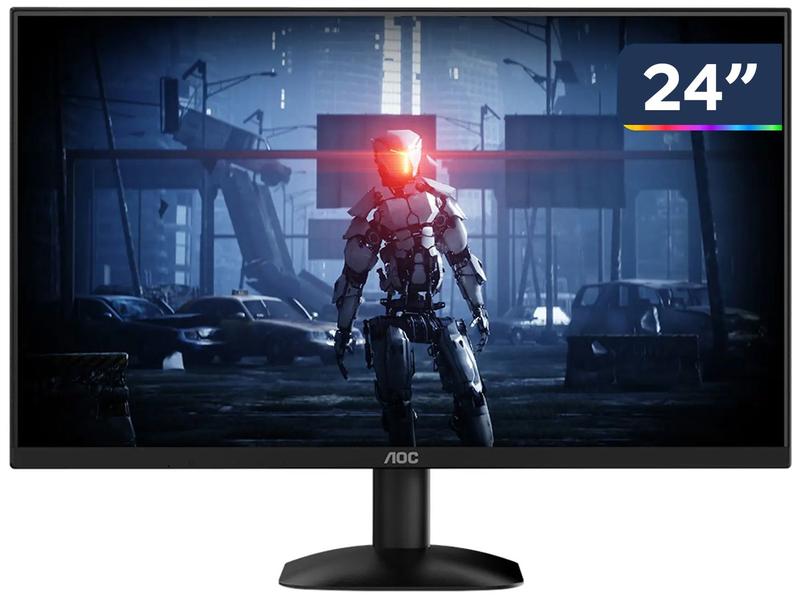 Monitor 24" FHD 100Hz 1ms AOC Série B35 24B35HM2 Widescreen HDMI e VGA Monitor 24" FHD 100Hz 1ms AOC Série B35 24B35HM2 Widescreen HDMI e VGA