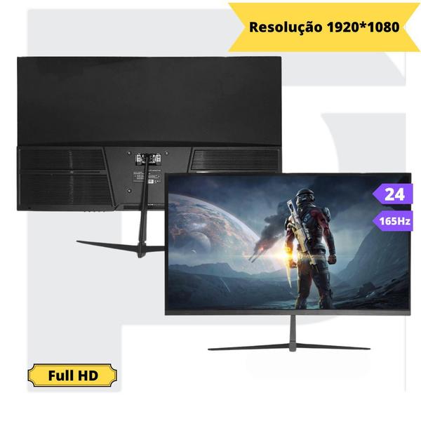 Imagem de Monitor 24 Polegadas Gamer Preto Full Hd 165hz Ips Hdmi DisplayPort