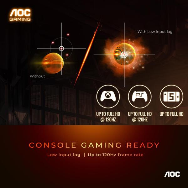 Imagem de Monitor AOC 24G15N 24" para jogos Full HD 1920 x 1080 180 Hz 1 ms