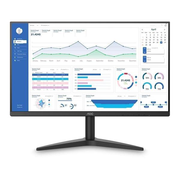 Imagem de Monitor Aoc 27 Adaptive-Sync Fhd 27B1Hm 75Hz Hdmi Vga 8 Ms