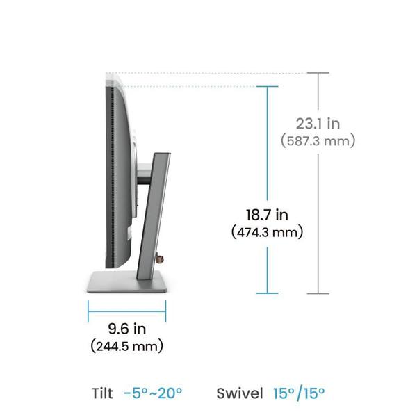 Imagem de Monitor BenQ RD280U para Programadores e Desenvolvedores, Resol. 4K, Modos de Codificação, Tela fosca sem reflexo, USB Tipo - C