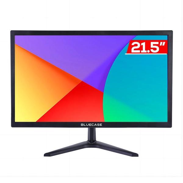 Imagem de Monitor Bluecase 21,5" LED Full HD 75Hz Preto FHD HDMI/VGA