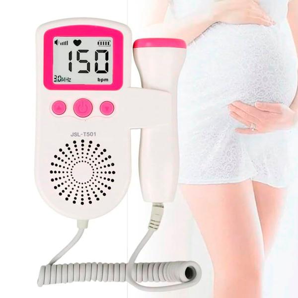 Imagem de Monitor cardíaco fetal com sonar para ouvir o coração do bebê