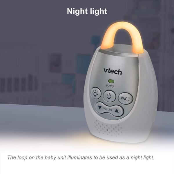 Imagem de Monitor de bebê VTech DM221 com alerta de som vibratório e luz noturna