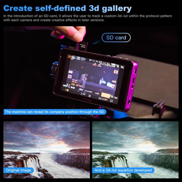 Imagem de Monitor de câmera VILTROX DC 550 Pro 5.5 para DSLR 4K HDMI