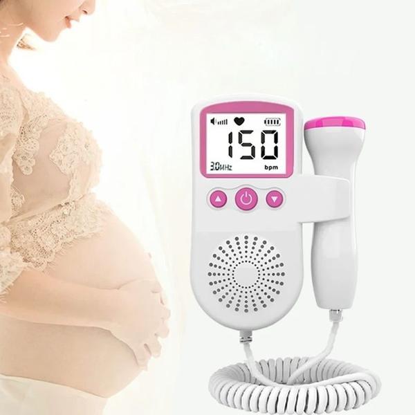 Imagem de Monitor De Frequência para Ouvir os Batimentos do Bebê Fetal Doppler