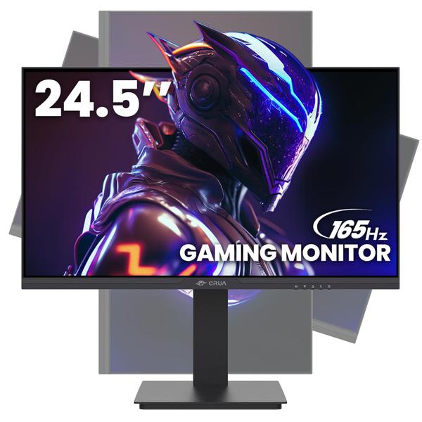 Imagem de Monitor de jogos CRUA 24,5 polegadas 144 Hz/165 Hz FHD 100% sRGB