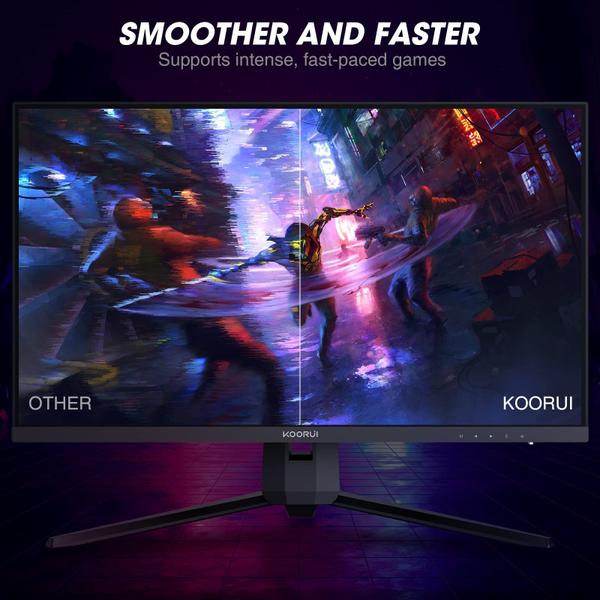 Imagem de Monitor de jogos KOORUI 24 polegadas 165 Hz IPS 1080p 1ms preto