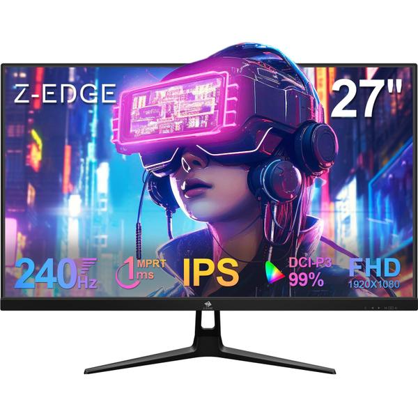 Imagem de Monitor de jogos Z-Edge UG27PJ 27 polegadas 1920x1080 IPS 240 Hz 1ms