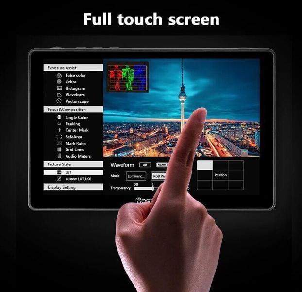 Imagem de Monitor de Referência Desview R7 7" IPS 4K HDMI Touchscreen Lut 3D Field On-Camera