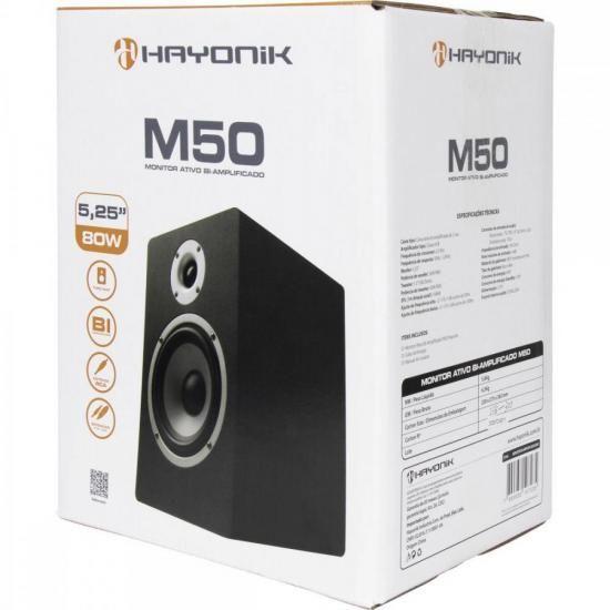 Imagem de Monitor de Referência Para Estúdio Hayonik M50 Bi-amplificado