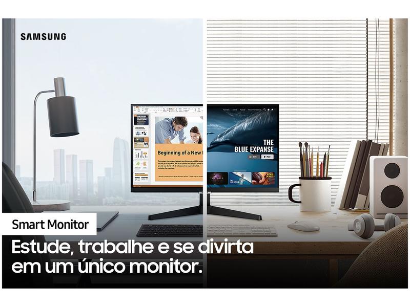 Imagem de Monitor Full HD Samsung M5 LS24AM506NLMZD