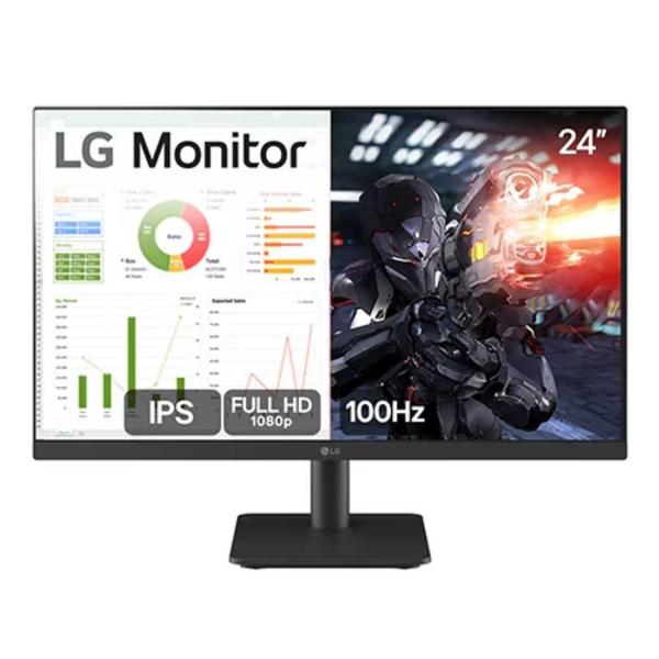 Imagem de Monitor Gamer 24 HDMI Full HD IPS 100HZ LG Ajuste de Inclinacao 24MS500-B.AWZM