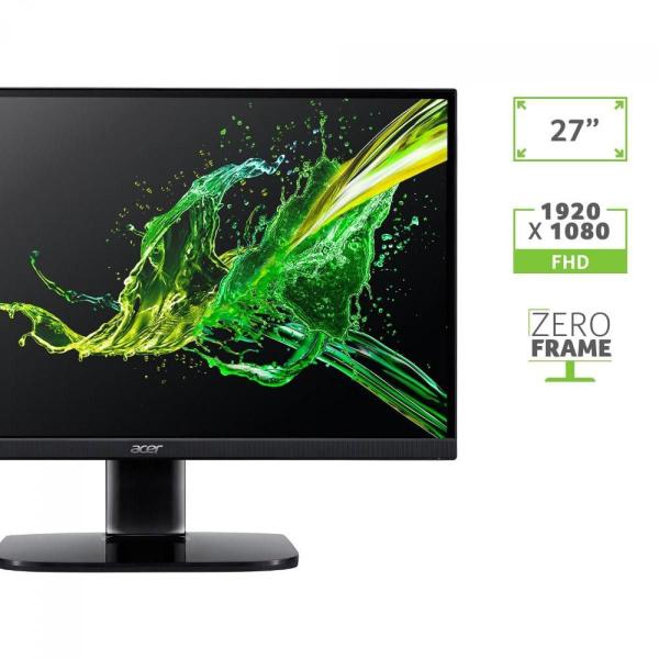 Imagem de Monitor Gamer Acer Ka272 27 Fullhd 100Hz Vga/Hdmi -Um.Hx2Aa