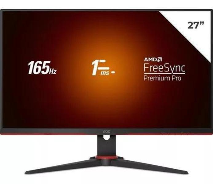 Imagem de Monitor Gamer AOC G2 27G2SE 27" preto e vermelho 100V/240V