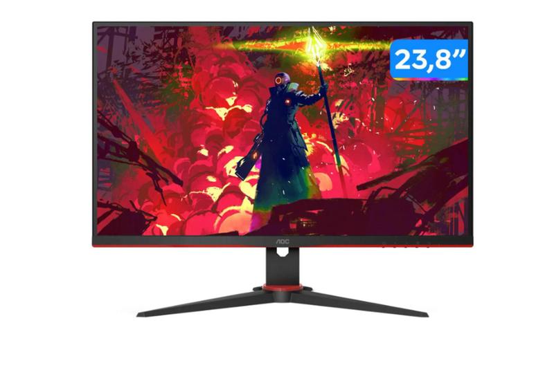 Imagem de Monitor Gamer AOC Speed 24G2HE5 23,8” LED IPS - Widescreen Full HD HDMI VGA 75Hz 1ms