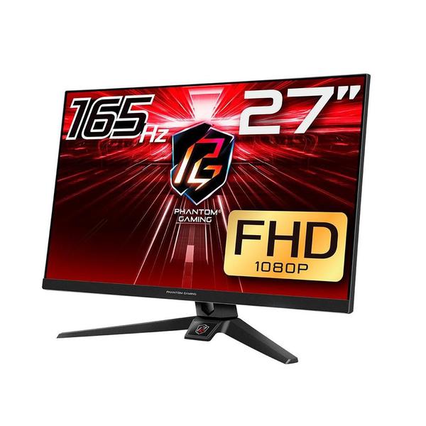 Imagem de Monitor Gamer AsRock 27" 165Hz, Full HD, 1ms, IPS, DisplayPort e HDMI, HDR, FreeSync, 123% sRGB - PG27FF1A