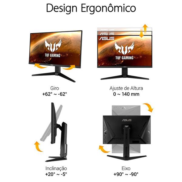 Monitor Gamer Asus TUF 27' IPS, 165 Hz, 2K QHD, 1ms Monitor Gamer Asus TUF 27' IPS, 165 Hz, 2K QHD, 1ms