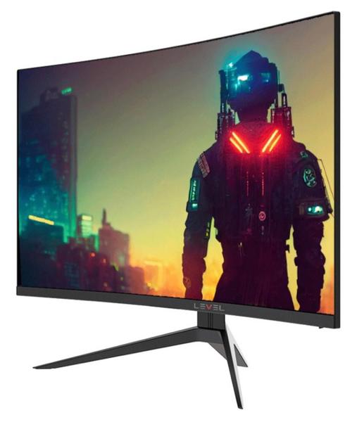 Imagem de Monitor Gamer Level Elite Curvo 27 Eled 240hz 1ms Preto