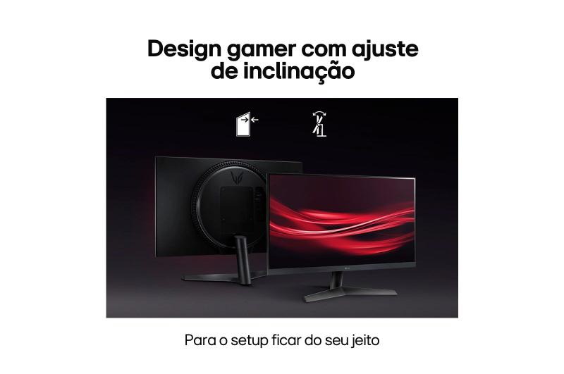 Imagem de Monitor Gamer LG UltraGear 24" IPS Full HD 1920 x 1080 144Hz 1ms (GtG) HDMI HDR10 AMD FreeSync 24GN60R-B