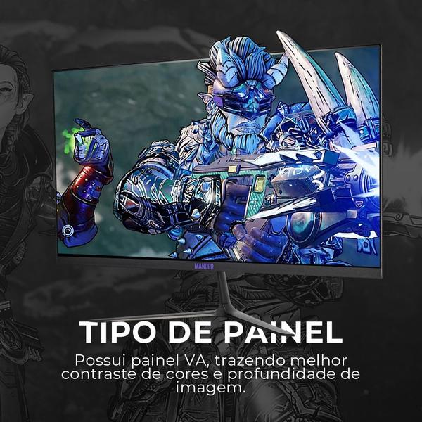 Monitor Gamer Mancer Horizon Z21, 21.45 Pol. Va, Full HD, 1ms, 75Hz, FreeSync, VGA/HDMI, MCR