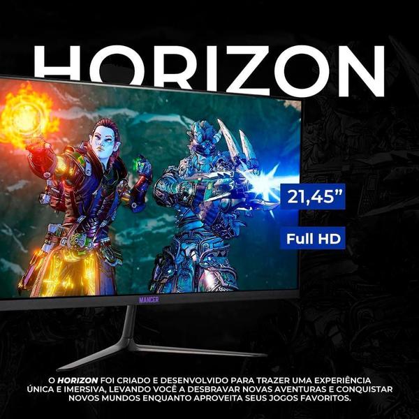 Imagem de Monitor Gamer Mancer Horizon Z21,21.45Fhd,75Hz,1Ms,Freesync