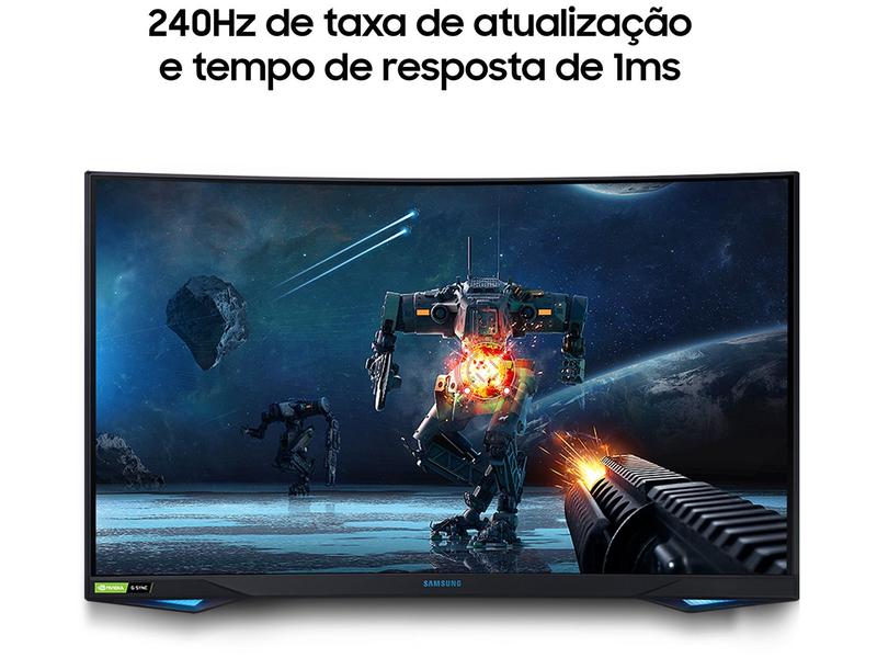 Monitor Gamer Samsung Odyssey G7 26,9” QLED Curvo - Monitor