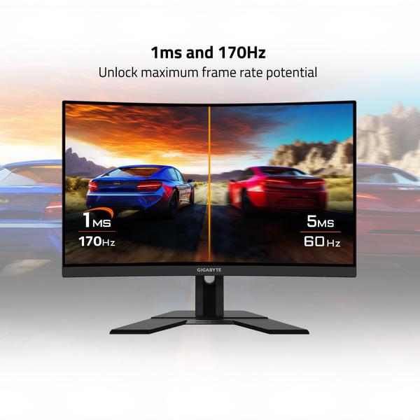 Imagem de Monitor GIGABYTE G27FC Um jogo curvo 1080P de 27 polegadas e 165 Hz