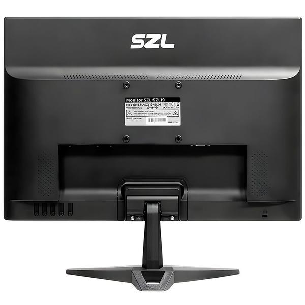 Imagem de Monitor LED 19 Polegadas, SZL 19 TN, HD, 3ms, 75Hz, HDMI/VGA, SZL-SZL19-BL01