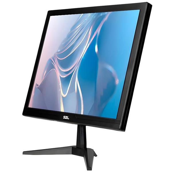 Imagem de Monitor Led 19, Szl, Hd, 3Ms, 75Hz, Hdmi/Vga,Szl-Szl19-Bl01