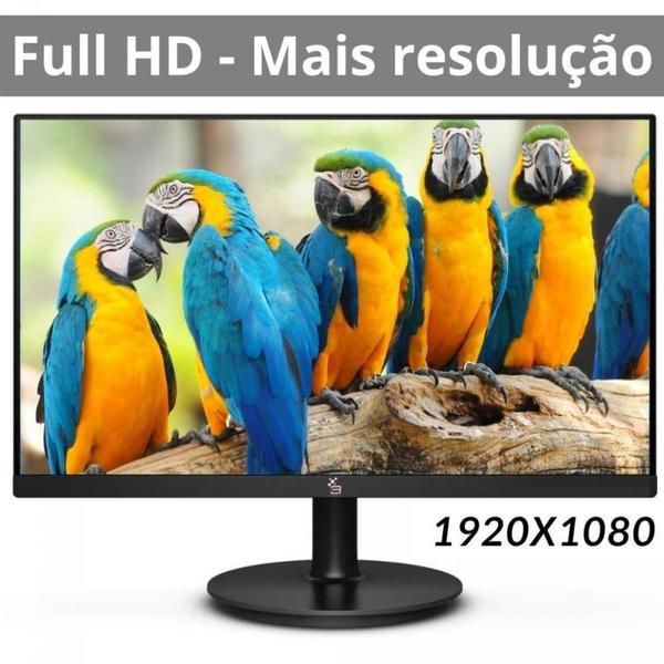 Imagem de Monitor Led 21.5" Full HD 3Green VGA e HDMI 75Hz Preto