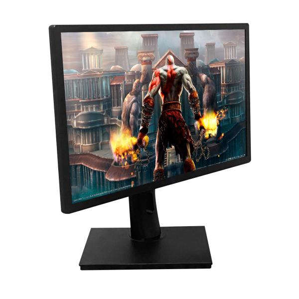 Imagem de Monitor Led 21.5" Full HD 75hz Antirreflexo Com Ajuste de Altura Inclinação e Rotação - Preto