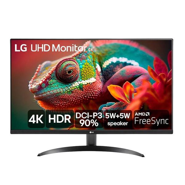 Imagem de Monitor LG 32" UHD 4K, DisplayPort e HDMI, HDR10, AMD Free Sync, Dynamic Action Sync, Black Stabilizer, UltraHD - 32UR500-B