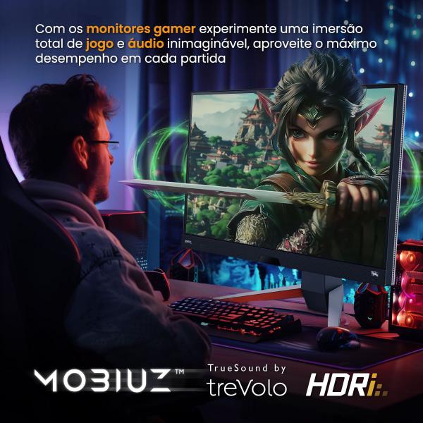 Imagem de Monitor Mobiuz EX2510S 1ms 165Hz Gaminng - 24.5 POL.