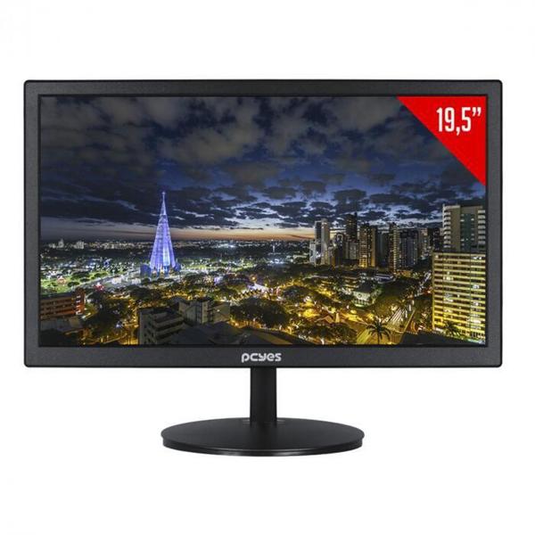 Imagem de Monitor pcyes 19,5" office led 5ms com entrada hdmi+vga - pmo1955ms