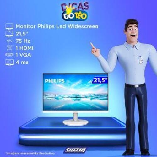 Imagem de Monitor Philips Led 221V8Lw 21.5P Vga/Hdmi Vesa - 221V8Lw