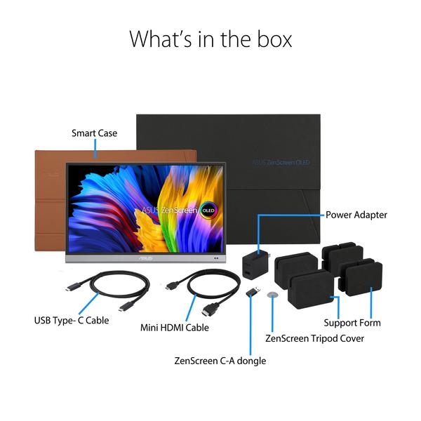 Imagem de Monitor portátil ASUS ZenScreen OLED 15,6" 1080P Full HD