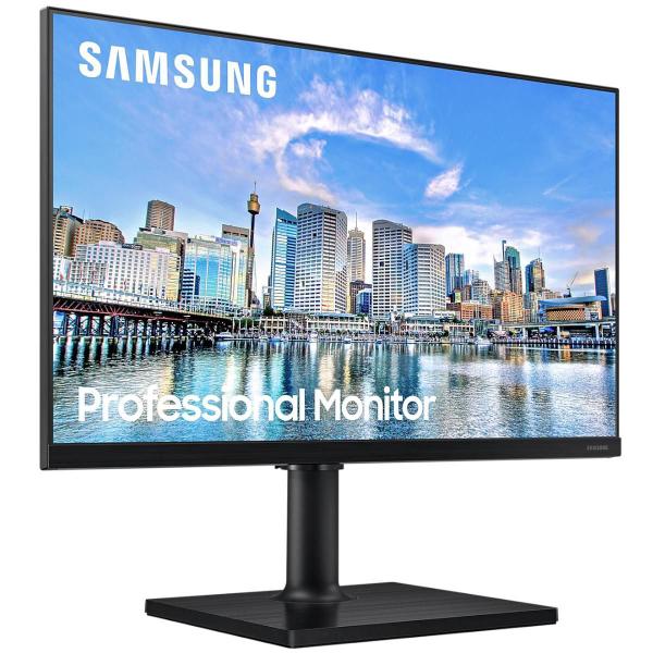 Imagem de Monitor Samsung Full HD 24" Com Ajuste De Altura E Rotação