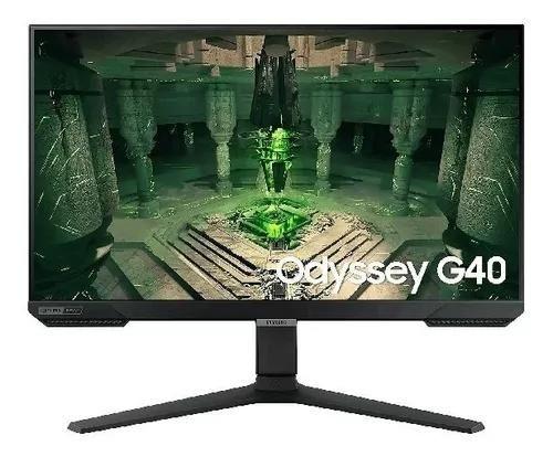 Imagem de Monitor Samsung Odyssey G40 25" Preto, Full HD, IPS, 240Hz, 1ms, HDMI, FreeSync, G-Sync, 110V/220V