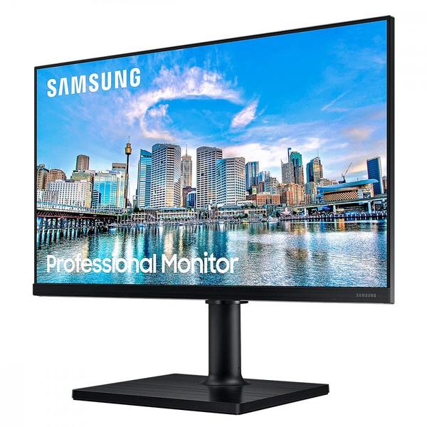 Imagem de Monitor Samsung T450 24 Led FHD 75Hz 5ms HDMI VGA IPS Freesync Pivot - LF24T450FQLMZD